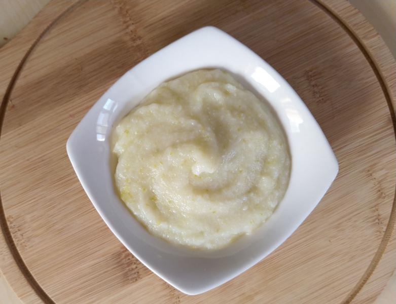 Mashed zucchini, potatoes and cauliflower